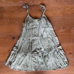 Green & White Striped O’Neill Dress